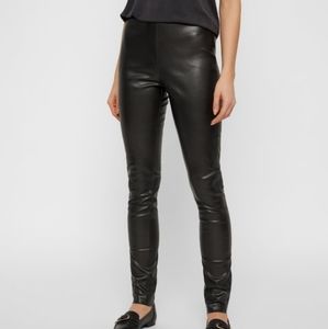 Soaked in Luxury Black Imitated Vegan Leather Pant